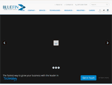 Tablet Screenshot of bluefintec.com